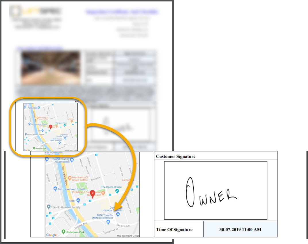 liftspec automotive lift inspection checklist ALI report